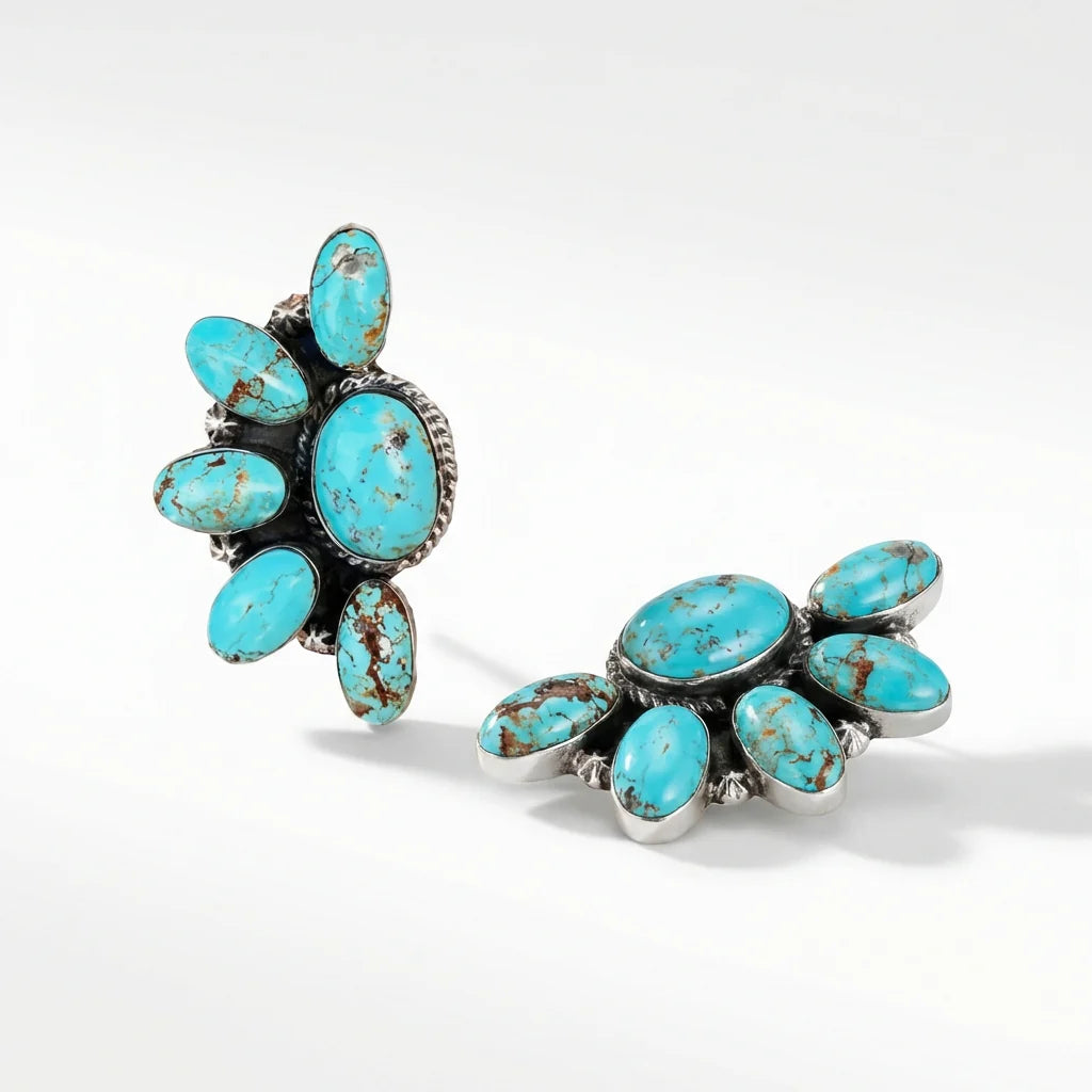 Oval Drop Earring